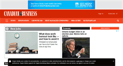 Desktop Screenshot of canadianbusiness.com